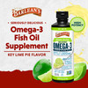 Barlean's Omega Swirl Ultra High Potency Omega-3 Fish Oil Supplement Key Lime 16 Fl Oz