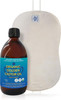 QUEEN OF THE THRONES Original Castor Oil Pack Kit - Heatless, Less-Mess, Reusable - Organic Cotton Flannel, Comfort Fit, Soft Straps & Naturopathic Doctor Designed (16.9 oz Castor Oil Included)