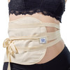 QUEEN OF THE THRONES 100% Organic Cotton Flannel & Naturopathic Doctor Designed with Strap for Castor Oil Pack - Reusable, Comfort Sleep Fit, Soft Ties (Castor Oil sold separately)