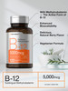 Horbaach B12 Sublingual Methylcobalamin | 5000Mcg | 120 Fast Dissolve Tablets | Vegetarian Non-Gmo And Gluten Free Supplement