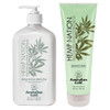 Australian Gold Hemp Nation Eucalyptus & White Tea Bundle - Tan Extender Body Lotion (18 Fl Oz) And Exfoliating Agave & Lime Body Scrub (8 Fl Oz) Skin Barrier Repair Pure Hemp Seed Oil