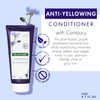 Klorane Plant-Based Purple Conditioner With Centaury Brightens Blonde Gray Or White Hair Neutralizes Unwanted Yellow And Copper Tones Paraben Silicone And Sulfate Free 6.7 Fl.Oz.