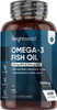 ‎Weightworld Omega 3 Fish Oil 1000mg - 400 Softgels (1+ Year Supply) - High Strength EPA & DHA - Cod Liver Oil Capsules Alternative - Contaminant- Omega 3 Fatty Acids Supplement for Heart Eyes & Brain (EFSA)