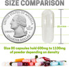 Xprs Nutra 1000 Count Each of Size 00 and Size 0 Empty Vegan Capsules