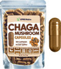 Xprs Nutra Chaga Mushroom Capsules - Premium USDA Chaga Mushrooms Capsules- Encapsulated Chaga Mushroom Powder for an Immunity Boost - Vegan Friendly Superfood for Chaga Tea and Beverages - 180 Count
