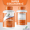Aitnaturals Super Collagen with Vitamin C (6000mg) - 250 Tablets | Hydrolyzed Bovine Collagen Type 1 & 3 for Enhanced Hair Skin Nails and Healthy Bone & Joint Support| Non-GMO Gluten Halal