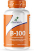 Aitnaturals Vitamin B-100 (100 Capsules) | Enriched B complex (B1 B2 B3 B5 B6 B7 B9 & B12) for Energy Production Mood & vitality Immune support Healthy Hair Skin Nails & Cognitive function