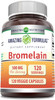 Amazing Nutrition Formulas Bromelain Supplement | 500 Mg Per Serving |120 Veggie Capsules | Non-GMO | Gluten | Made in USA | Ideal for Vegetarians