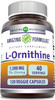 Amazing Nutrition Formulas L-Ornithine 1500 Mg Per Serving Veggie Capsules Supplement | Non-GMO | Gluten | Made in USA (120 Count)
