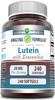 Amazing Nutrition Formulas Lutein 20 mg with Zeaxanthin 800 mcg | Softgels Supplement | Non-GMO | Gluten | Made in USA (240 Count)
