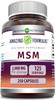 Amazing Nutrition Formulas MSM (Methylsulfonylmethane) Supplement | 2000 Mg Per Serving | Capsules | Non-GMO | Gluten | Made in USA (1 Pack 250 Count)