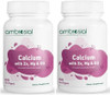 ‎Ambrosial Ambrosial Cal with Zn Mg & D3 60 Softgels (Pack of 2-120 Softgels)