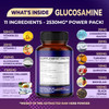 Aumeto Glucosamine Enhanced Formula with MSM Chondroitin Turmeric Collagen- for Joint Comfort Cartilage Flexibility - Made in The US
