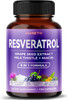 Aumeto Ultra Resveratrol 8 in 1 Formula - with Grape Seed Extract Milk Thistle Niacin (150 Count (Pack of 1))