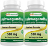 Best Naturals 2 Pack Ashwagandha Capsules For Relaxing Stress And Mood 500 Mg 120 Count (Total 240 Capsules) Best Naturals 2 Pack Ashwagandha Capsules For Relaxing Stress And Mood 500 Mg 120 Count (Total 240 Capsules)