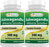Best Naturals 2 Pack Ashwagandha Capsules For Relaxing Stress And Mood 500 Mg 120 Count (Total 240 Capsules) Best Naturals 2 Pack Ashwagandha Capsules For Relaxing Stress And Mood 500 Mg 120 Count (Total 240 Capsules)