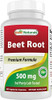 Best Naturals Beet Root Powder 500 Mg Capsules 180 Count