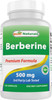 Best Naturals Berberine 500mg 120 Capsules - Supports Immune Function Cardiovascular & Gastrointestinal Function (120 Count (Pack of 1))