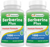Best Naturals Berberine Plus 1000 mg/Serving 120 Capsules (120 Count (Pack of 2)) Best Naturals Berberine Plus 1000 mg/Serving 120 Capsules (120 Count (Pack of 2))