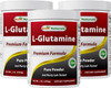Best Naturals L-Glutamine Pure Powder 1 LB (1 LB (Pack of 3))