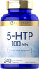 Carlyle 5HTP | 100mg | 240 Capsules | 5 Hydroxtryptophan | Non-GMO & Gluten Supplement