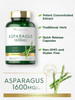 Carlyle Asparagus Supplement | 1600mg | 250 Powder Capsules | Non-GMO and Gluten Formula | High Potency Traditional Herb Extract