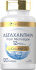 Carlyle Astaxanthin 12mg | 120 Softgels | Supplement from Microalgae | with Coconut Oil | Non-GMO & Gluten