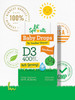 Carlyle Baby Vitamin D3 Liquid Drops | 400 IU | .31oz (9.2 mL) 1 Year Supply (365 Servings) | Vegetarian Non-GMO and Gluten by Lil' Sprouts