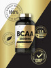 Carlyle BCAA Amino Acids Capsules | 2000mg | 400 BCAA Capsules | Non-GMO Gluten Branch Chain Amino Acids Supplements