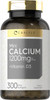 Carlyle Calcium 1200 mg with Vitamin D3 | 300 Mini Softgels | Non-GMO and Gluten Supplement