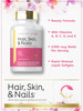 Carlyle Hair Skin and Nails Vitamin | 120 Softgels | Beauty Formula Supplement | with Biotin and Collagen | Non-GMO Gluten