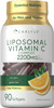Carlyle Liposomal Vitamin C | 2200mg | 90 Softgels | High Potency Complex Supplement | Non-GMO Gluten Supplement Packaging May Vary