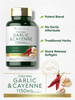 Carlyle Odorless Garlic and Cayenne 1150mg | 200 Softgels | Non-GMO Gluten Supplement