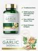 Carlyle Odorless Garlic Softgels 3600 mg | 400 Count | Allium Sativum Bulb | Non GMO Gluten Supplement