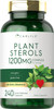 Carlyle Plant Sterols 1200 mg | 240 Ultra Potent Capsules | Non-GMO and Gluten Supplement | with Beta Sitosterol