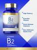 Carlyle Vitamin B-2 | Riboflavin | 200mg | 150 Count | Vegetarian Non-GMO & Gluten Essential Supplement