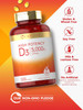 Carlyle Vitamin D3 5000 IU Softgels | 500 Count | Value Size | Non-GMO and Gluten Supplement | High Potency Formula | 125mcg