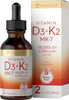 Carlyle Vitamin D3 K2 Liquid | 2 Fl Oz | MK-7 Supplement | Vegetarian Non-GMO Gluten