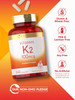 Carlyle Vitamin K2 Supplement 100 mcg | K2 MK-4 | 240 Capsules | Non-GMO & Gluten