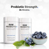 Codeage Raw Probiotic+ Supplement - 34 Probiotic Strains 100 Billion CFUs Raw Whole Food Probiotics Digestive Enzymes Raw Fruits & Veggies Prebiotics - Wild Kefir Culture - Non-GMO - 30 Capsules