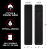 Curad Performance Series IRONMAN Maximum Grip Kinesiology Tape Sweat & Water Resistant Athletic Tape Cotton Elastic Compression Support for Joints & Muscles Black 2 x 10 inches 1 Roll (20 Strips)
