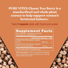 Eu Natural Vitex Pure 400 Mg Chasteberry – Natural PMS Support Balance Hormones Regulate Cycle Promote Skin Health – Full-Spectrum & Standardized – 60 Vegan Soft Capsules