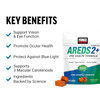 Force Factor AREDS2+ Eye Vitamins with Lutein & Zeaxanthin AREDS 2 Formula to Support Macular Carotenoids Eye Health Supplements for Adults to Support Vision Tropical Punch Flavor 60 Soft Chews