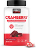 Force Factor Cranberry Soft Chews Cranberry Supplement with D Mannose and Cranberry Extract to Support Bladder and Urinary Tract Health for Women Vegan Sweet Cranberry Flavor 60 Soft Chews