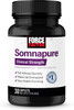 Force Factor Somnapure Clinical Strength Sleep Aid for Adults Diphenhydramine HCl Non-Habit-Forming Nighttime Sleep Support 30 Caplets