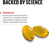 Force Factor Vitamin D3 5000 IU Softgels High-Potency Vitamin D Supplement to Support Immunity and Bone Health Premium Quality No Preservatives 120 Softgels