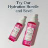 Heritage Store Rosewater & Glycerin Bundle | Hydrating Facial Mist for Dewy Radiant Skin | No Dyes or Alcohol 8oz 4oz