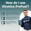 ‎Kinetica PreFuel Pre Workout Supplement 5.7g Amino Acids & 2.2g BCAA's per Serving 30 Servings Citrus 300g