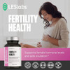 Les Labs Fertility Health – Cycle Regulation Ovulation & Fertility Support Hormonal Balance Ovarian Health – Myo-Inositol Vitex Chaste Tree DIM & Folate – Non-GMO Supplement – 60 Capsules