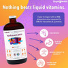 Liquidhealth 32 Oz Optimum Joint Support Supplement with Glucosamine Chondroitin MSM Hyaluronic Acid - Triple Strength Liquid Vitamins Gluten- Sugar- Dairy- Soy- Joint Juice